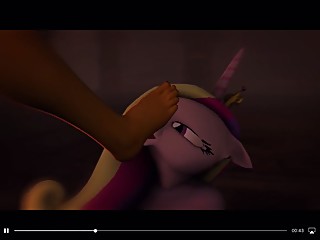 Cadance and Twilight worship Sunset Shimmers feet