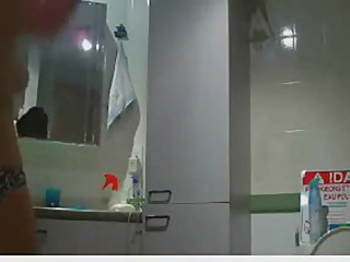 changing swimming suit