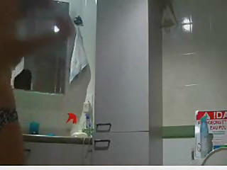 changing swimming suit