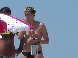 HD Lesbian french couple topless incredible 5