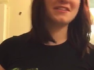 Girl drinks friend's pee