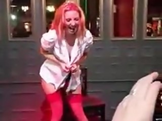 Lesbian stripper show