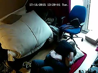 Caught them having a moment on cctv
