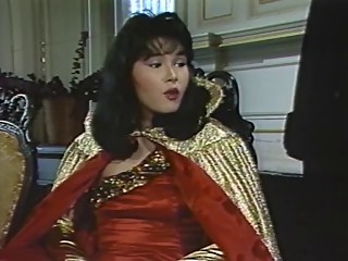 The female villain has plans for the nymphomaniac laser.